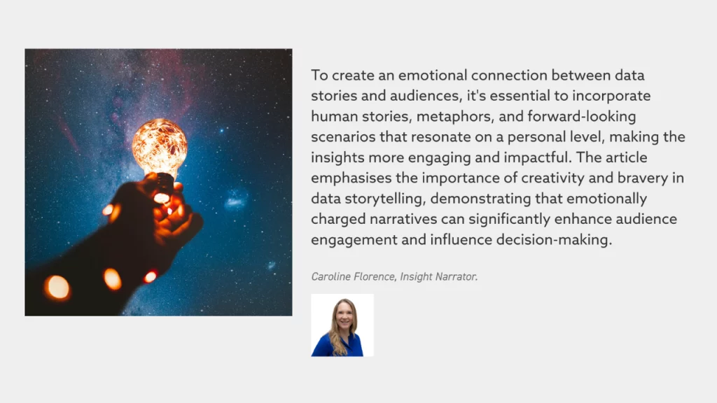 I enjoyed exploring the practicalities of bringing data insights to life in this insightful piece by The Research Society. The article delves into how we can transform data into compelling stories that resonate and drive action, with valuable perspectives on enhancing data storytelling techniques.