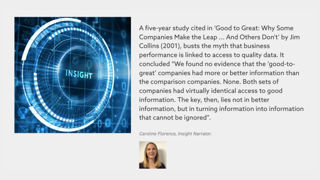 In this article for Luminate, I argue that generating impactful insights requires critical sense-making skills to transform data into clear, compelling narratives that drive action and avoid overwhelming audiences with excessive information.